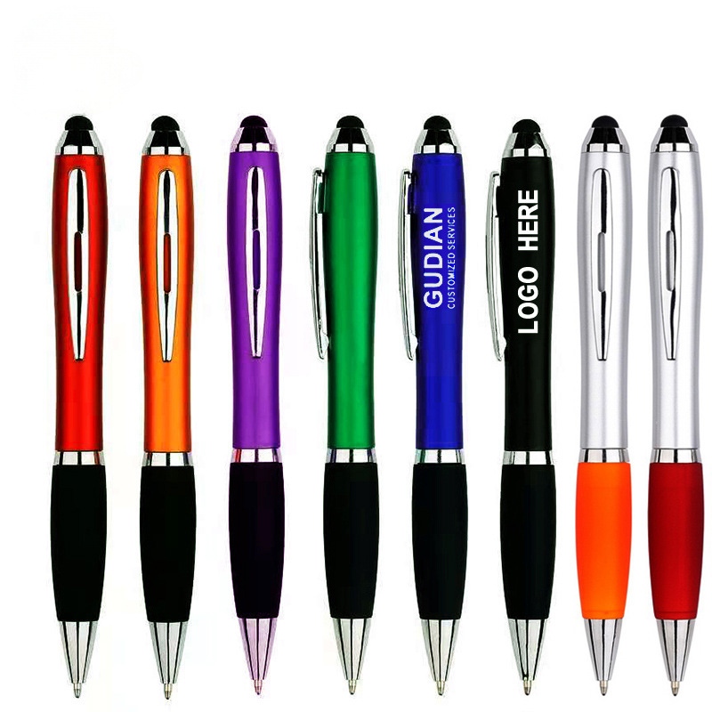 2-in-1-Stift-Kugelschreiber aus Kunststoff