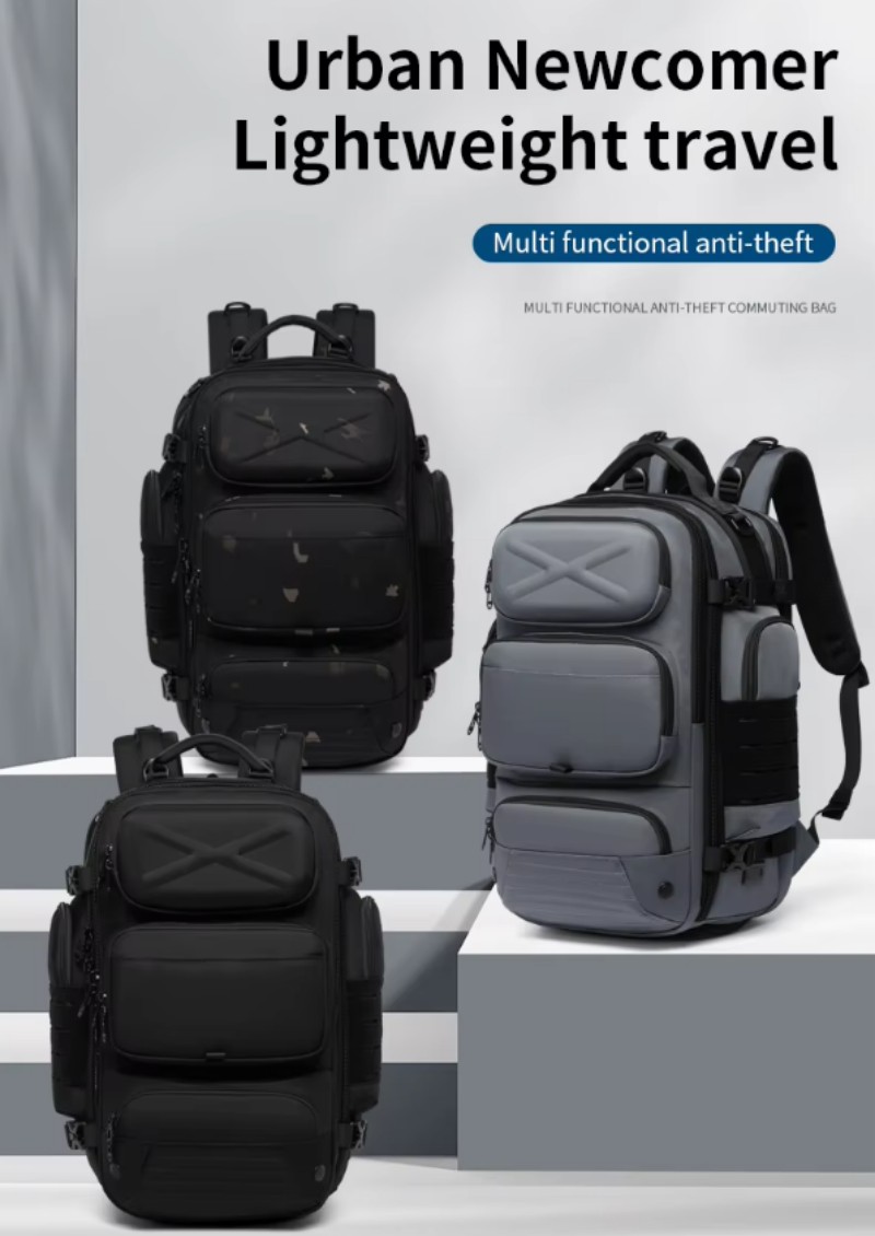Diebstahlsicherer Laptop-Rucksack für Geschäftsreisen
