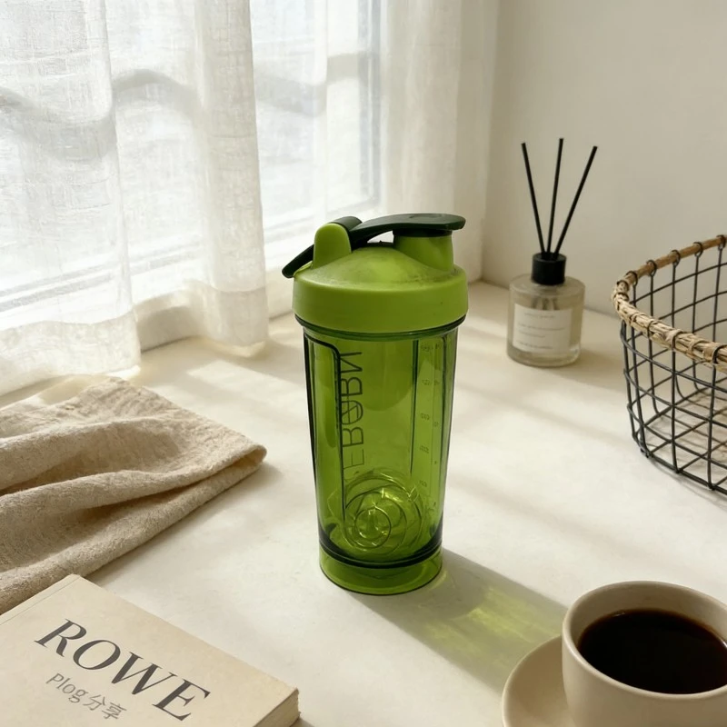 Fitness Transparente Protein-Shake-Wasserflasche