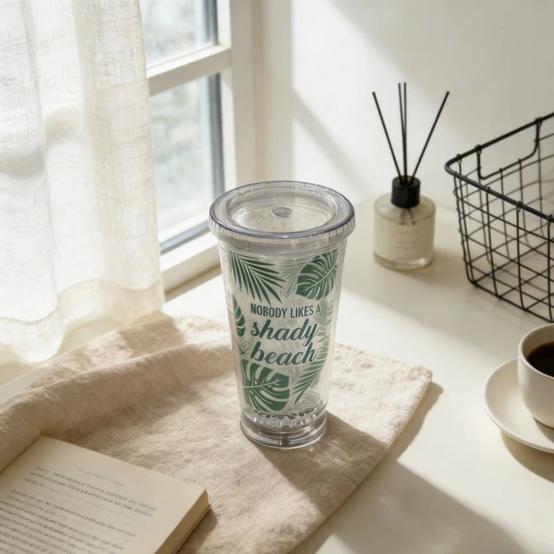 Fun Summer Plastic Travel Cup