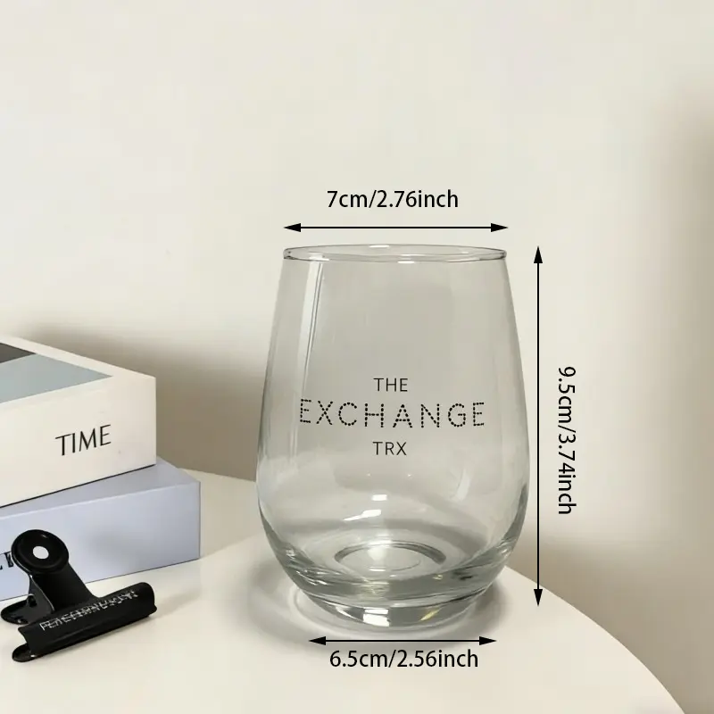 Tauschen Sie TRX Stiellose eiförmige Glasbecher aus