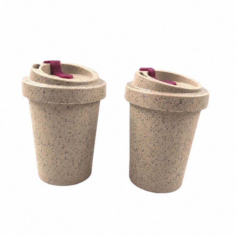 12oz wiederverwendbarer Reisebecher aus nachhaltigem Kaffeesatz
